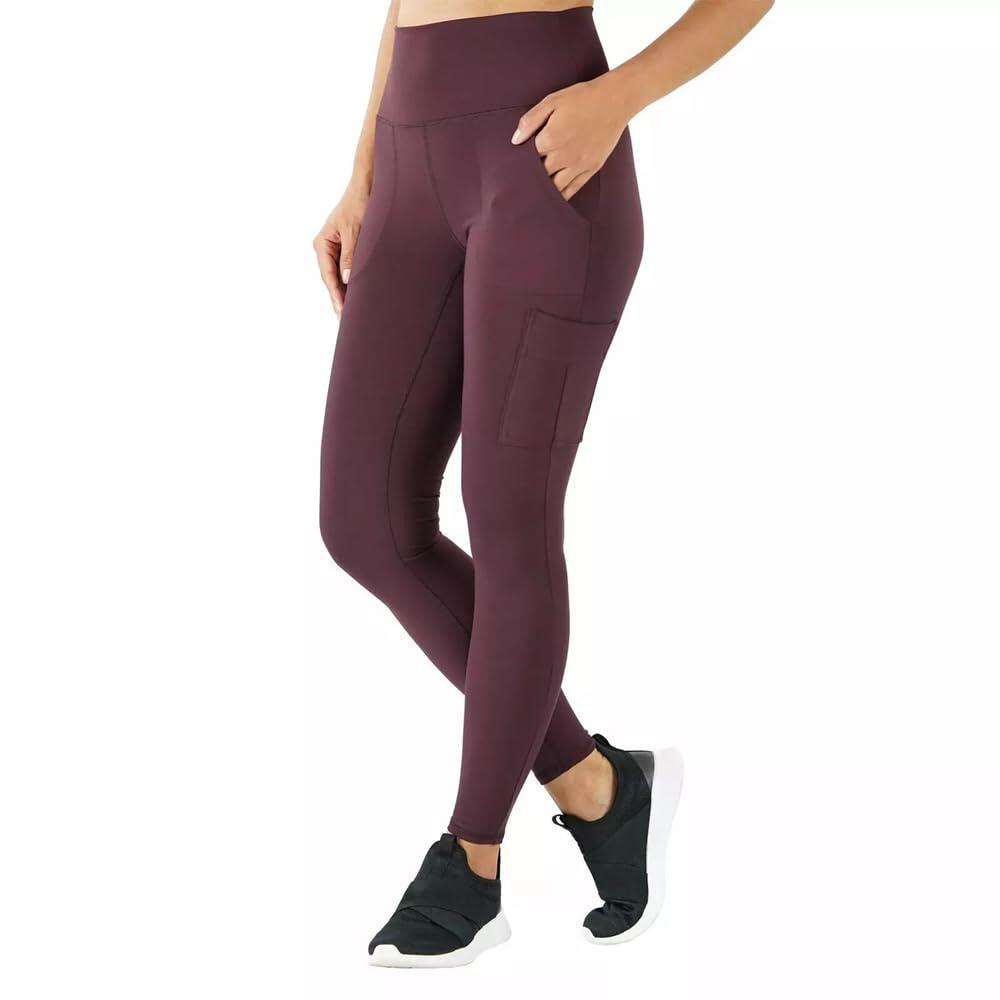 Spyder Ladies' Performance High Rise Tight (US, Alpha, Medium, Regular, Regular, Sangria)