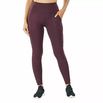 Spyder Ladies' Performance High Rise Tight (US, Alpha, Medium, Regular, Regular, Sangria)