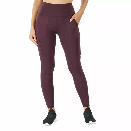 Spyder Ladies' Performance High Rise Tight (US, Alpha, Medium, Regular, Regular, Sangria)