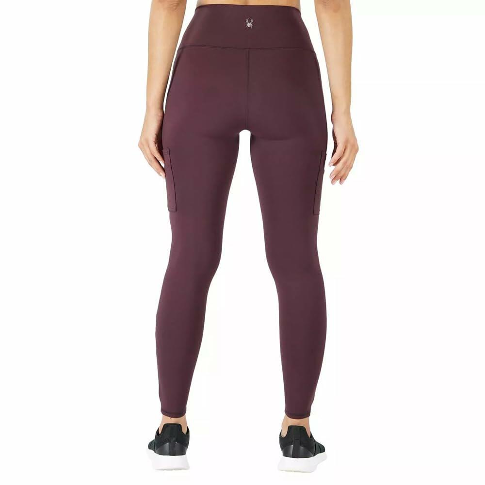 Spyder Ladies' Performance High Rise Tight (US, Alpha, Medium, Regular, Regular, Sangria)