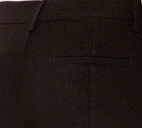 Mario Serrani Women's Pull On Pants, Textured, Black, Large (US, Alpha, Large, Regular, Regular, Black)