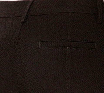 Mario Serrani Women's Pull On Pants, Textured, Black, Large (US, Alpha, Large, Regular, Regular, Black)