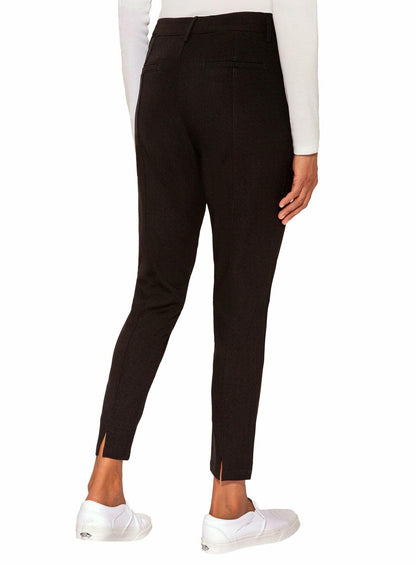 Mario Serrani Women's Pull On Pants, Textured, Black, Large (US, Alpha, Large, Regular, Regular, Black)