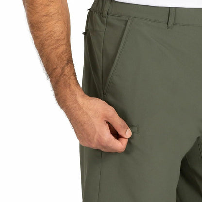 Gerry Men’s Elastic Waistband UPF 30+ Tech Short (Green, 32)