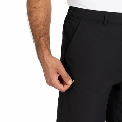 Gerry Men’s Elastic Waistband UPF 30+ Tech Short (Black, 30)
