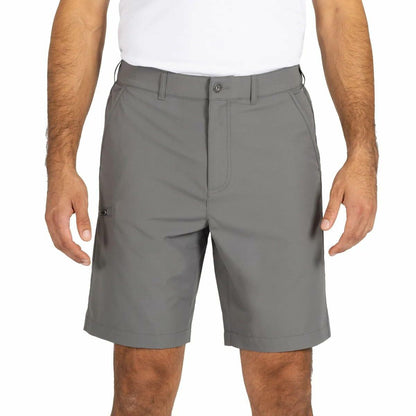 Gerry Men�s Elastic Waistband UPF 30+ Tech Short (Gray, 30)