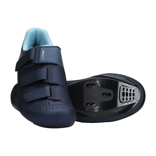 SHIMANO SH-RC100W Feature-Packed Entry Level Road Shoe, Navy, 5.5-6 Men (EU 39)