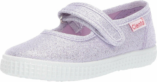 Cienta Kids Shoes – Ideal for Toddlers & Little Kids – Hook & Loop Strap Closure – Textile Lining – Rubber Outsole (Infant/Toddler/Little Kid/Big Kid) Lilac 25 (US 8 Toddler) M