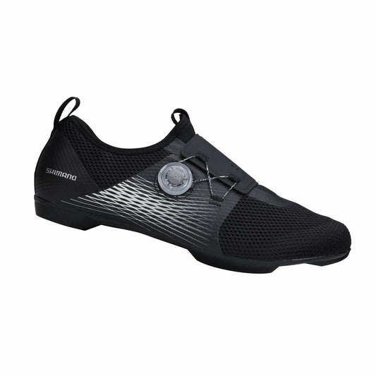 SHIMANO SH-IC500W Women's High Performance Indoor Cycling Shoe, Black, 7 (EU 39)