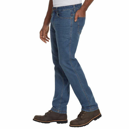 Kirkland Signature Men's Classic 5 Pocket Stretch Jeans (US, Waist Inseam, 32, 32, Regular, Regular, Blue)