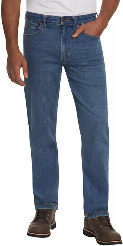 Kirkland Signature Men's Classic 5 Pocket Stretch Jeans (US, Waist Inseam, 30, 32, Regular, Regular, Medium Blue)