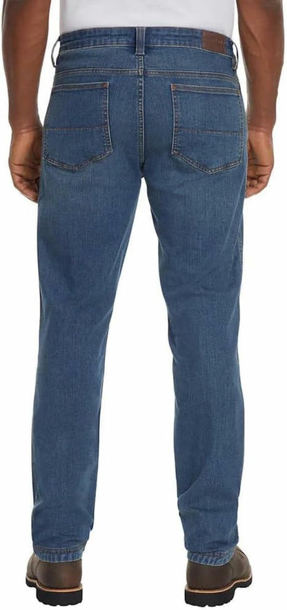 Kirkland Signature Men's Classic 5 Pocket Stretch Jeans (US, Waist Inseam, 30, 32, Regular, Regular, Medium Blue)