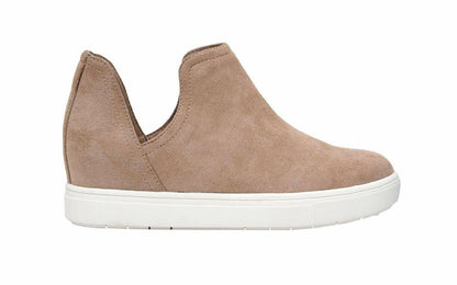 CUSHIONAIRE Women's Hero Hidden Wedge Sneaker +Wide Width Available, Taupe, 10 W