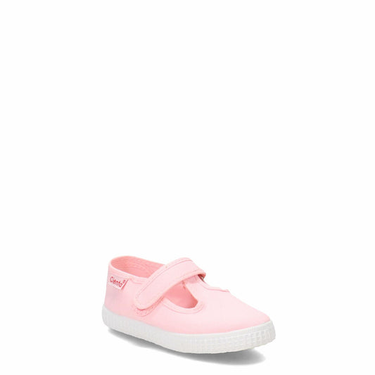 Cienta Kids Shoes 50000 – Infant/Little Kid/Toddler Shoes – Canvas Lining and Upper – Slide-in Design Pink 25 (US 8 Toddler) M