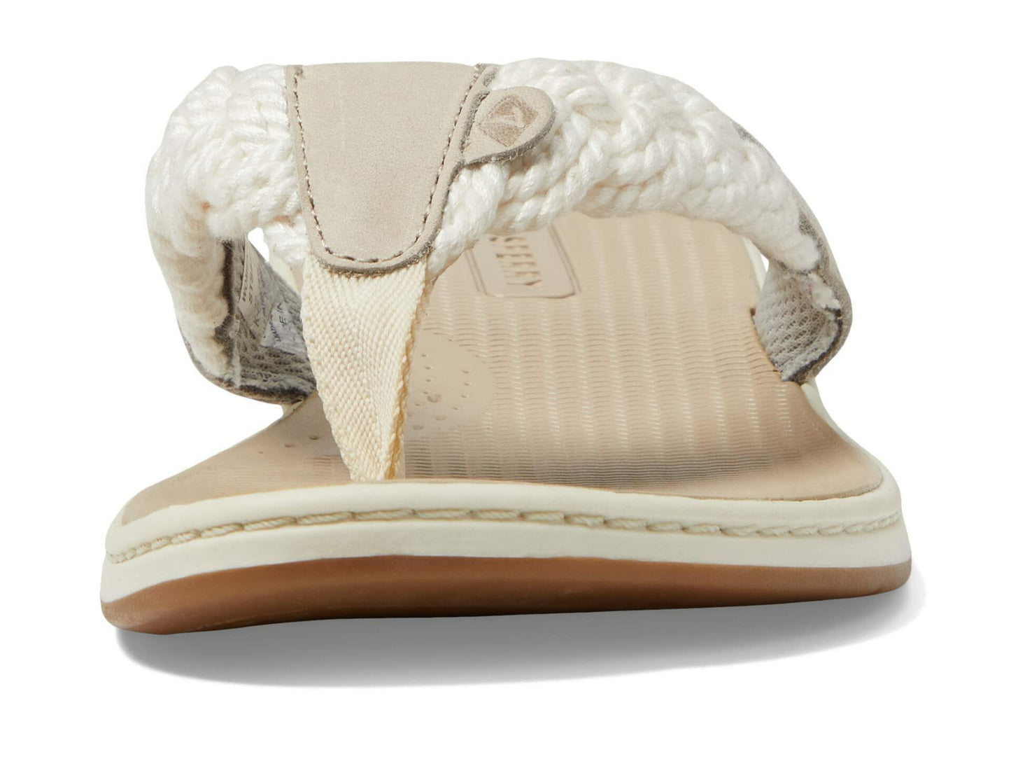 Sperry Ladies Footwear Women's Parrotfish Flip-Flop, Off White, 5.5