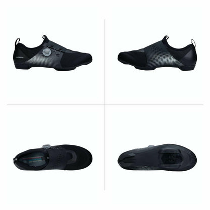 SHIMANO SH-IC500W Women's High Performance Indoor Cycling Shoe, Black, 7 (EU 39)