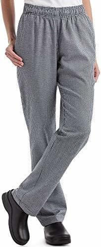 On The Line by ChefUniforms.com Women's Value Houndstooth Chef Pant (XS)