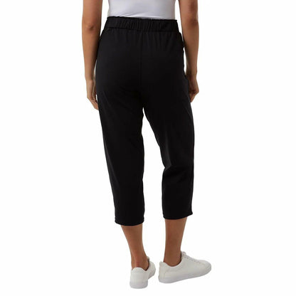 32 Degrees Women Nylon Lux Capri (US, Alpha, X-Large, Regular, Regular, Black)
