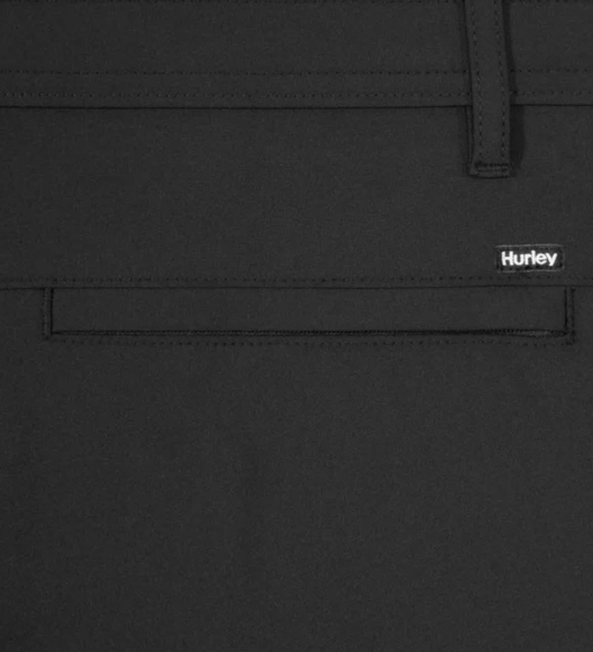 Hurley Men's Water Repellent Hybrid Performance Stretch Pant (US, Waist Inseam, 32, 32, Regular, Regular, Black)
