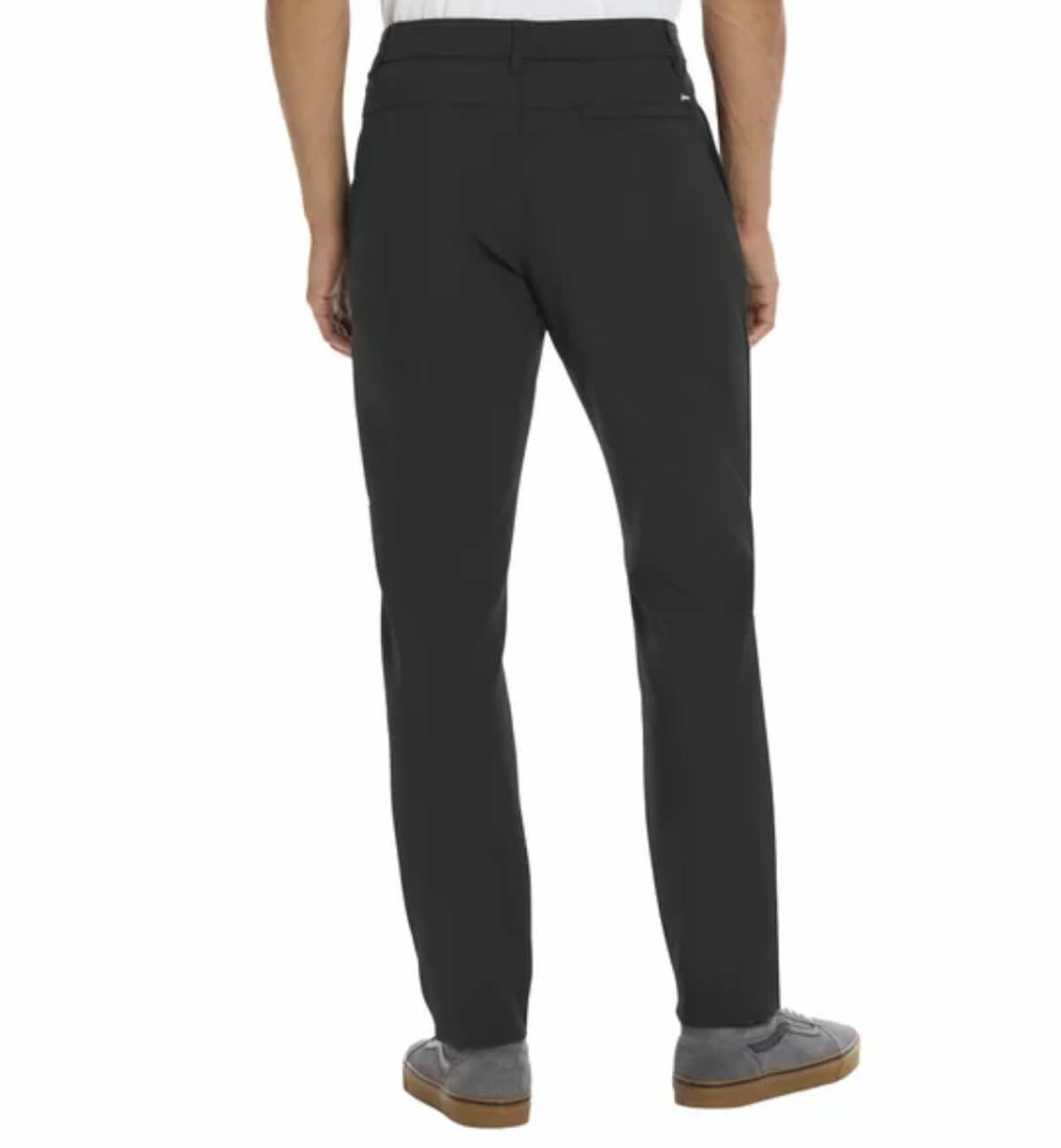 Hurley Men's Water Repellent Hybrid Performance Stretch Pant (US, Waist Inseam, 32, 32, Regular, Regular, Black)