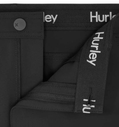Hurley Men's Water Repellent Hybrid Performance Stretch Pant (US, Waist Inseam, 32, 32, Regular, Regular, Black)