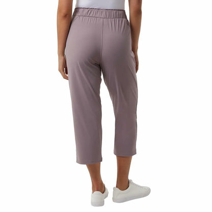 32 Degrees Women Nylon Lux Capri (US, Alpha, Large, Regular, Regular, Purple)