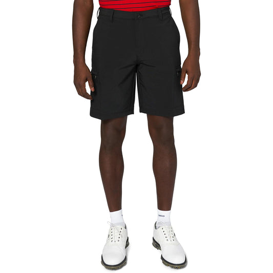 IZOD Men's Golf Swing Flex Stretch Cargo Short, Black, 30