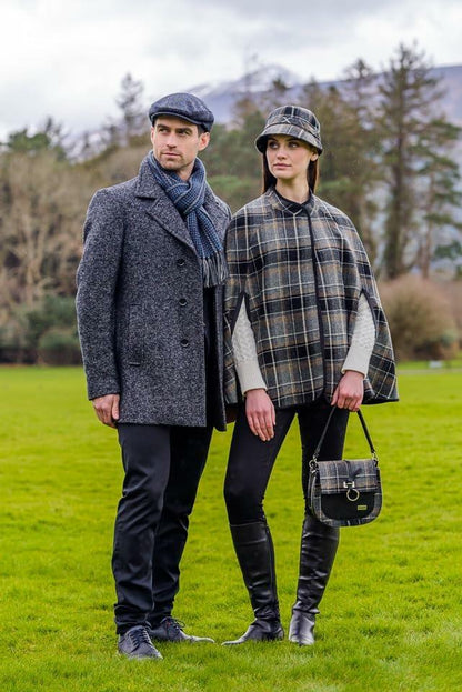 Mucros Weavers Irish Trinity Flat Cap for Men Newsboy Hat (X-Large, Color 434-1)