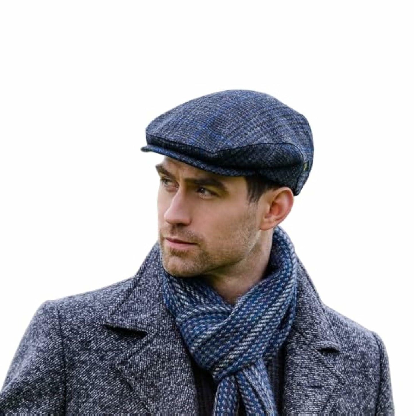 Mucros Weavers Irish Trinity Flat Cap for Men Newsboy Hat (X-Large, Color 434-1)