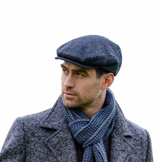 Mucros Weavers Irish Trinity Flat Cap for Men Newsboy Hat (X-Large, Color 434-1)