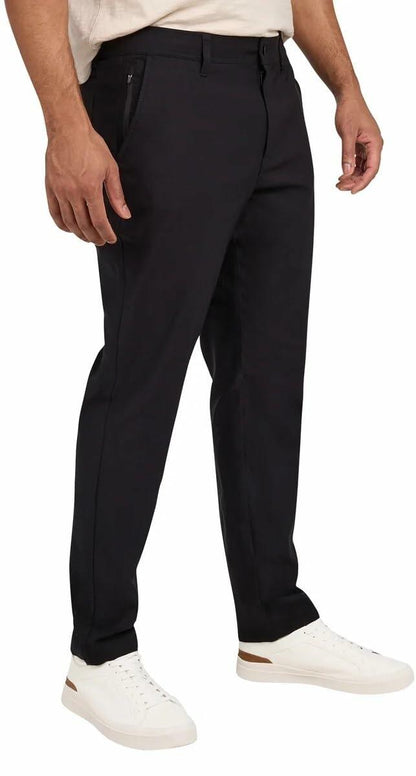 Weatherproof Vintage Men's Hybrid Tech Pant (US, Waist Inseam, 36, 34, Regular, Regular, Black)