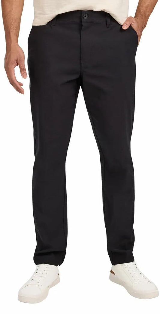 Weatherproof Vintage Men's Hybrid Tech Pant (US, Waist Inseam, 38, 29, Regular, Regular, Black)