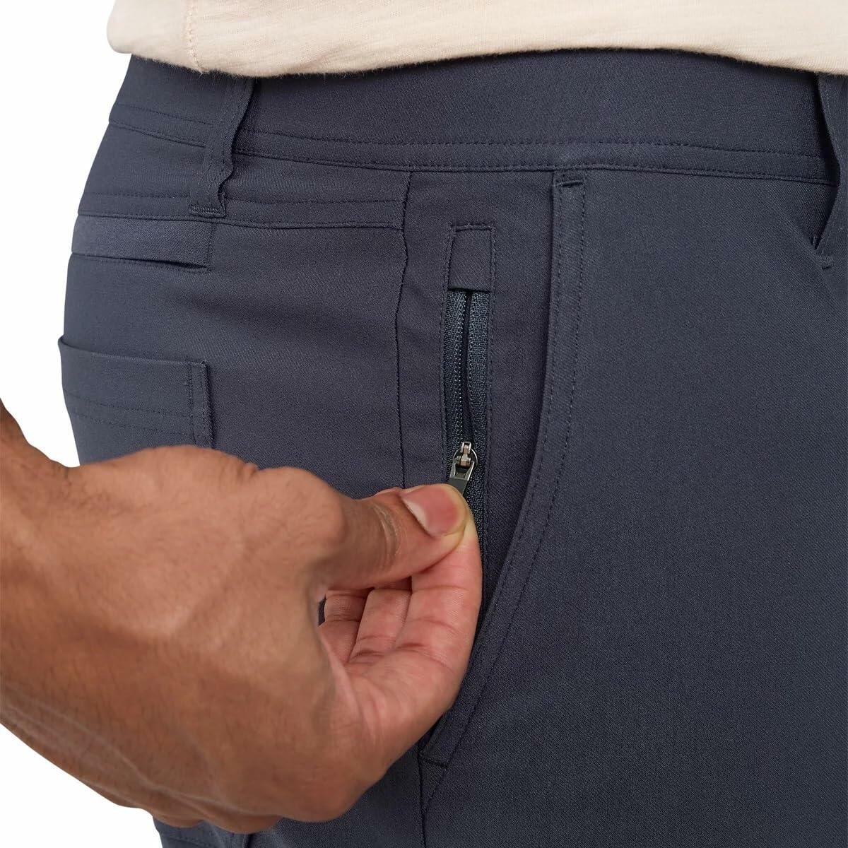 Weatherproof Vintage Men's Hybrid Tech Pant (US, Waist Inseam, 38, 30, Regular, Regular, Blue)