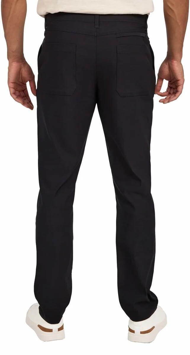 Weatherproof Vintage Men's Hybrid Tech Pant (US, Waist Inseam, 32, 32, Regular, Regular, Black)