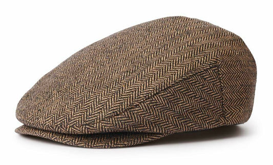 Brixton Hooligan Snap Cap, Brown/Khaki, Medium
