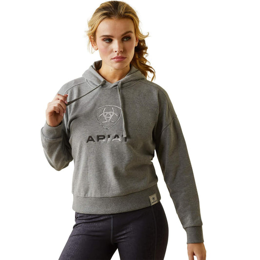 ARIAT Female Just Hoodie Heather Grey X-Large