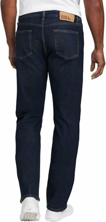 Eddie Bauer Men’s Regular Fit Two-Way Stretch Jean (Dark Blue, 38W x 29L)
