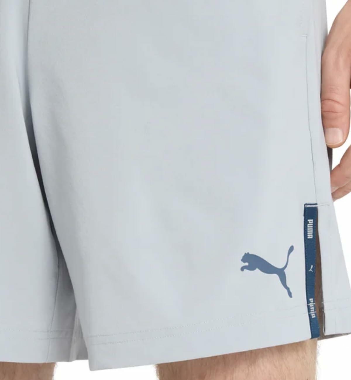 PUMA Men's Lightweight Active Woven Short (US, Alpha, XX-Large, Regular, Regular, Gray)