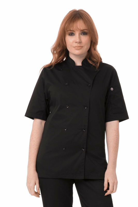 Chef Works Women's Avignon Bistro Shirt, Black, Small