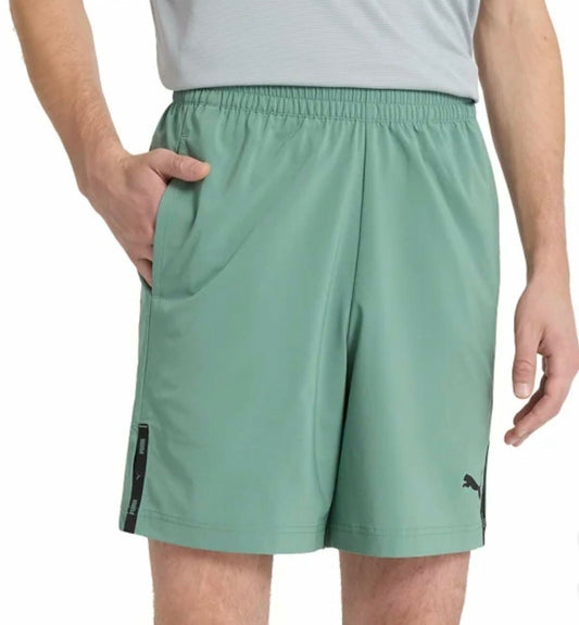 PUMA Men's Lightweight Active Woven Short (US, Alpha, Medium, Regular, Regular, Green)