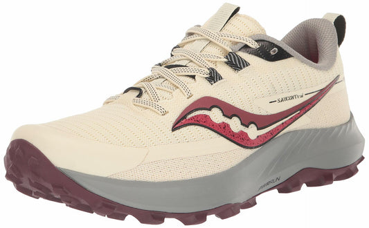 Saucony Women's Peregrine 13 Trail Running Shoe, Glow/Sundown, 5.5