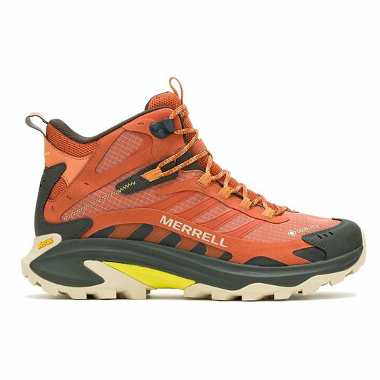 Merrell® Moab Speed 2 Mid GTX® Shoes for Men – Gore-TEX® Technology – Mesh Lining and Upper Clay 15 M