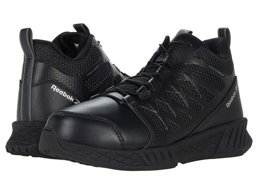 Reebok Men's Floatride Energy Frigid Grip Tactical Mid Boots Black 9 E - Wide