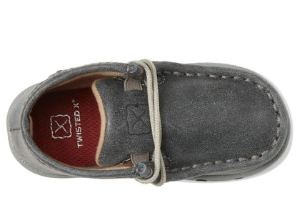 Twisted X Driving Moc (Infant/Toddler) Charcoal 6 Toddler M