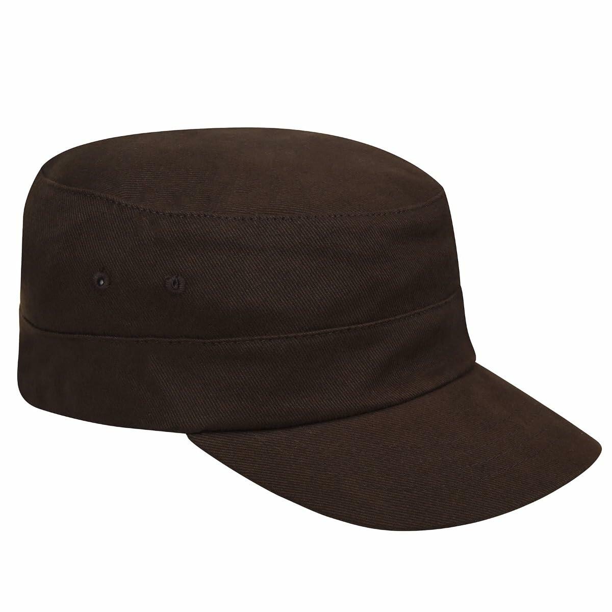 Kangol Cotton Twill Army Cap - Brown/L/XL Brown, Large-X-Large