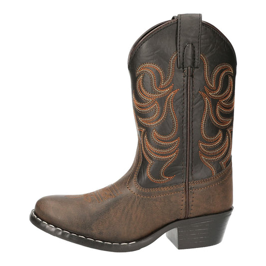 Smoky Mountain Children Boys Monterey Western Cowboy Boots Brown/Black, 10.5M