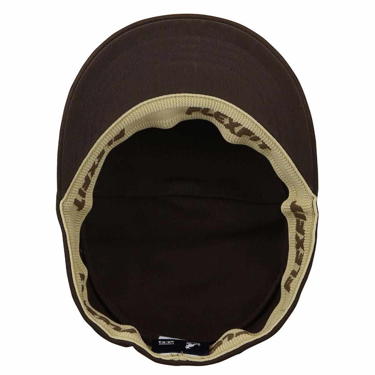 Kangol Cotton Twill Army Cap - Brown/L/XL Brown, Large-X-Large