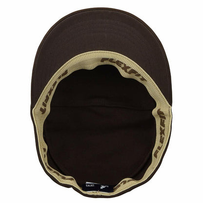 Kangol Cotton Twill Army Cap - Brown/L/XL Brown, Large-X-Large