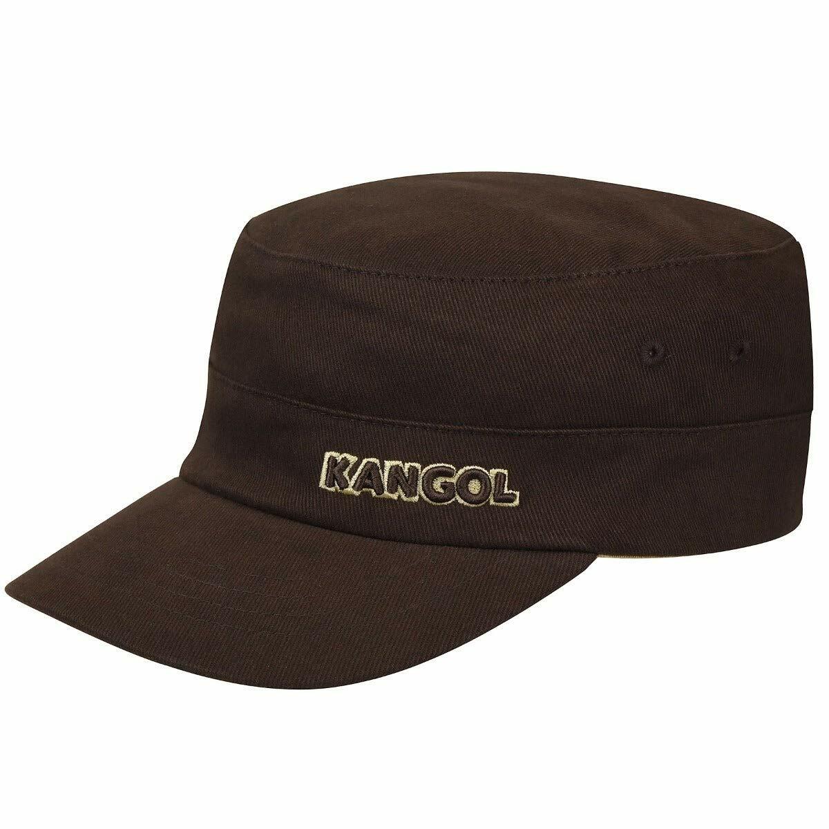 Kangol Cotton Twill Army Cap - Brown/L/XL Brown, Large-X-Large