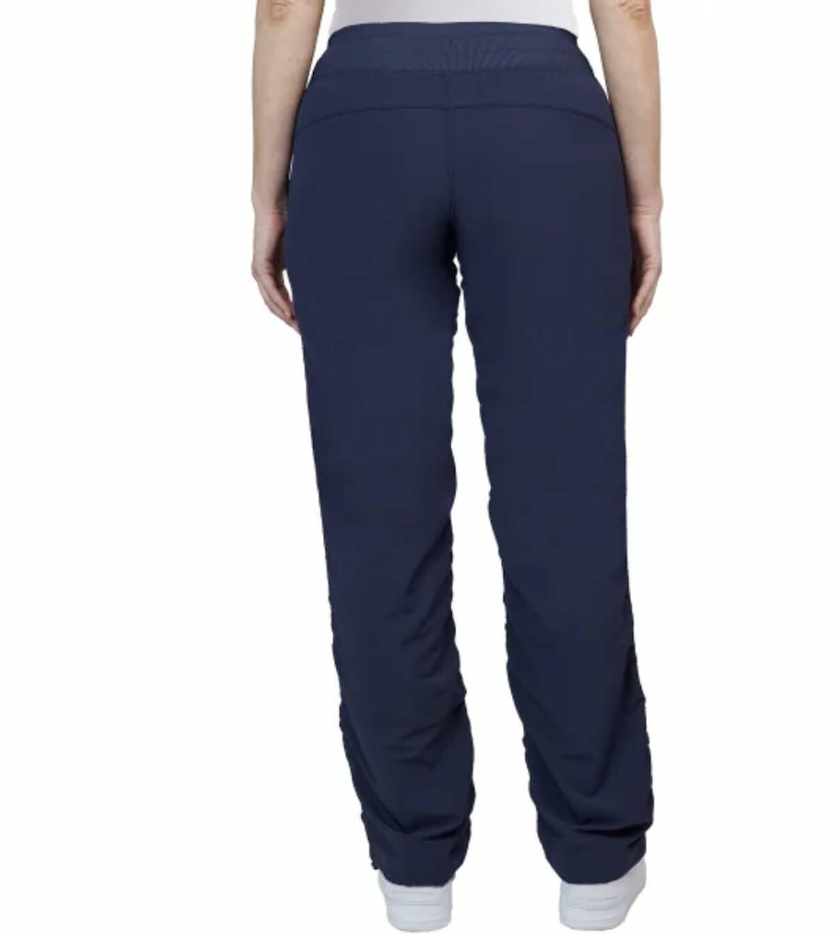 Kirkland Signature Women's Stretch Woven Active Pant (US, Alpha, X-Large, Regular, Regular, Night Navy (Blue))